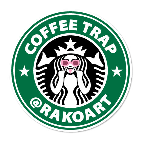 Coffee Trap Sticker