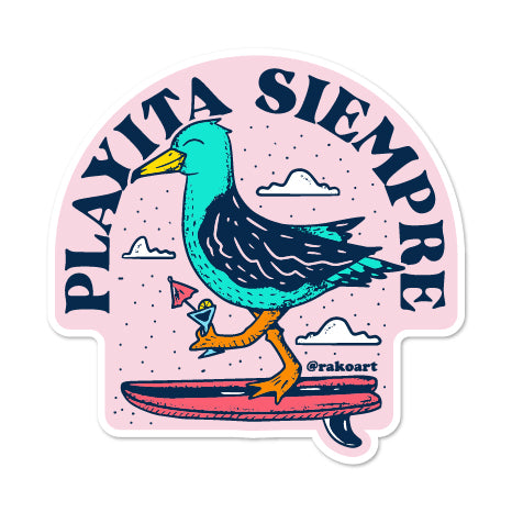 Playita Siempre Sticker