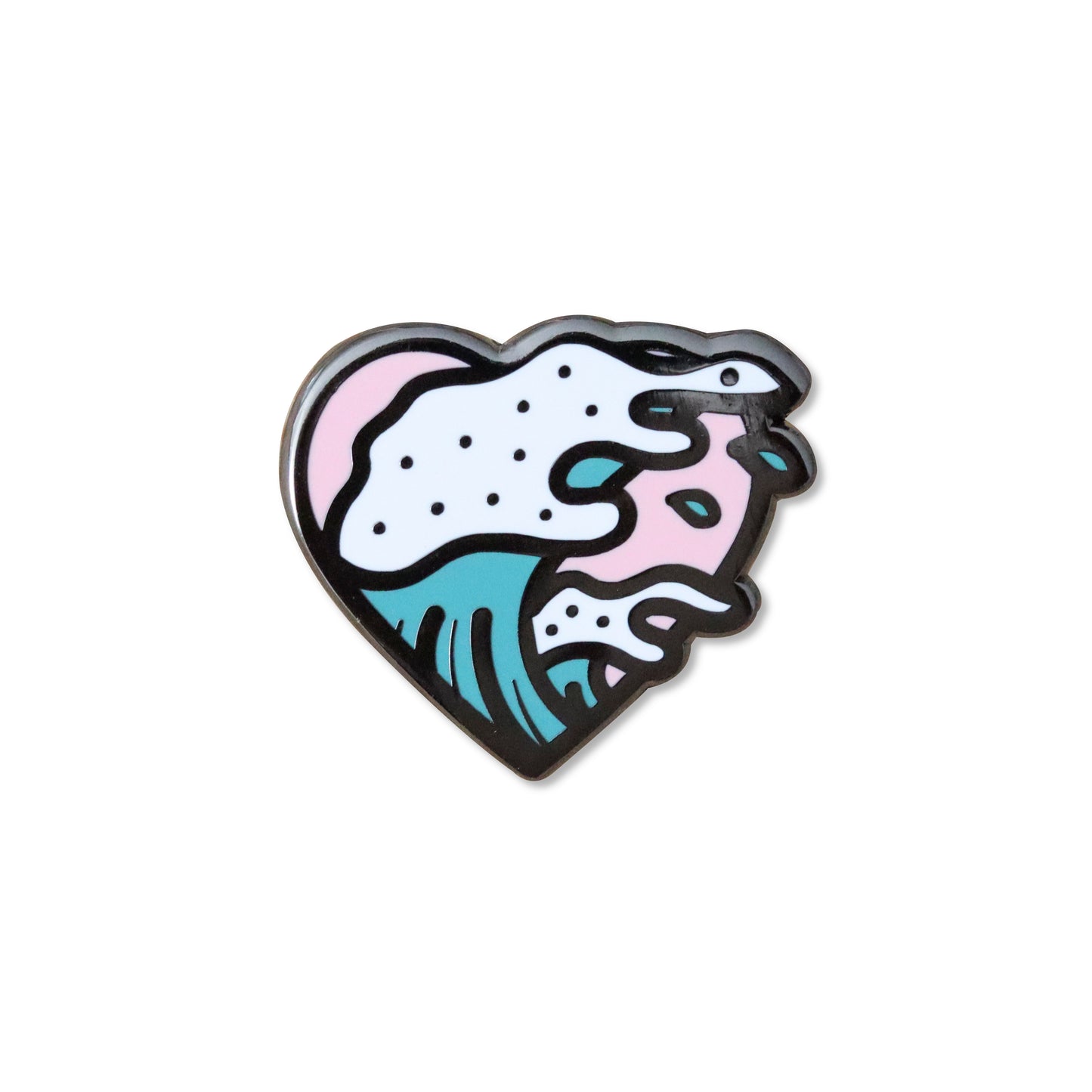 Pin Corazón de Mar