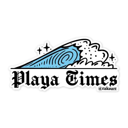 Playa Times Sticker