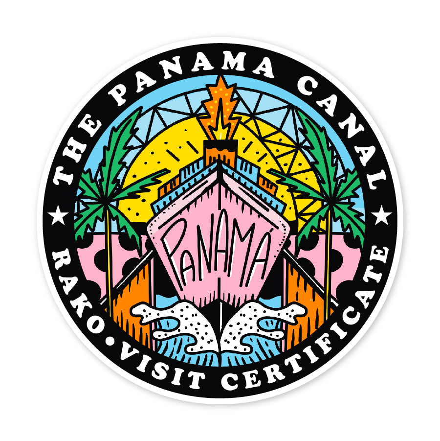 Panama Canal Sticker