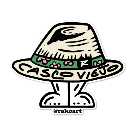 Casco Viejo Hat Sticker
