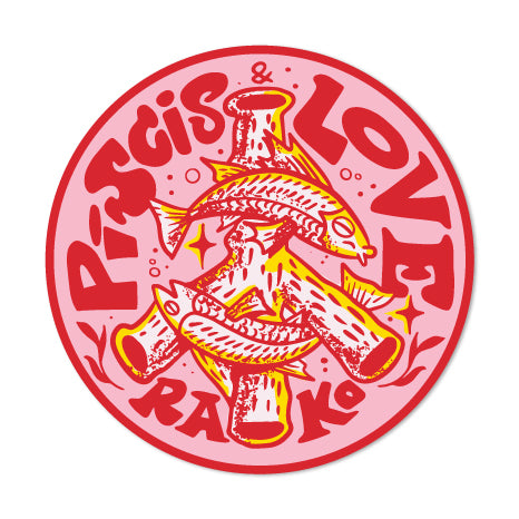Piscis & Love Sticker